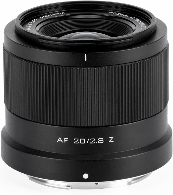 VILTROX 20mm F2.8 Z-Mount Full Frame AF Prime Wide Angle Lens for Nikon Z Mount Z8 Z9 Z6 Z7 Z6 II Z7 II Z5 Z5