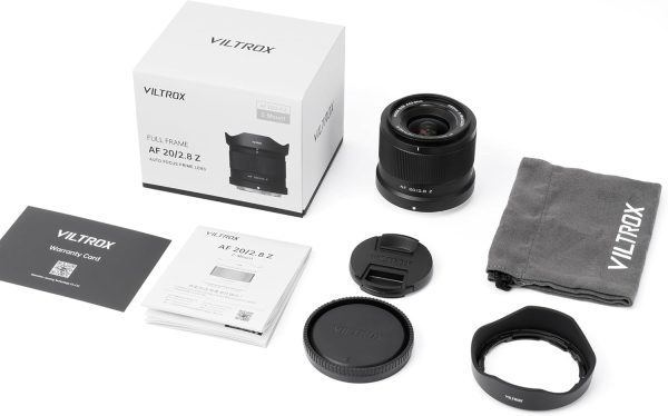 VILTROX 20mm F2.8 Z-Mount Full Frame AF Prime Wide Angle Lens for Nikon Z Mount Z8 Z9 Z6 Z7 Z6 II Z7 II Z5 Z5